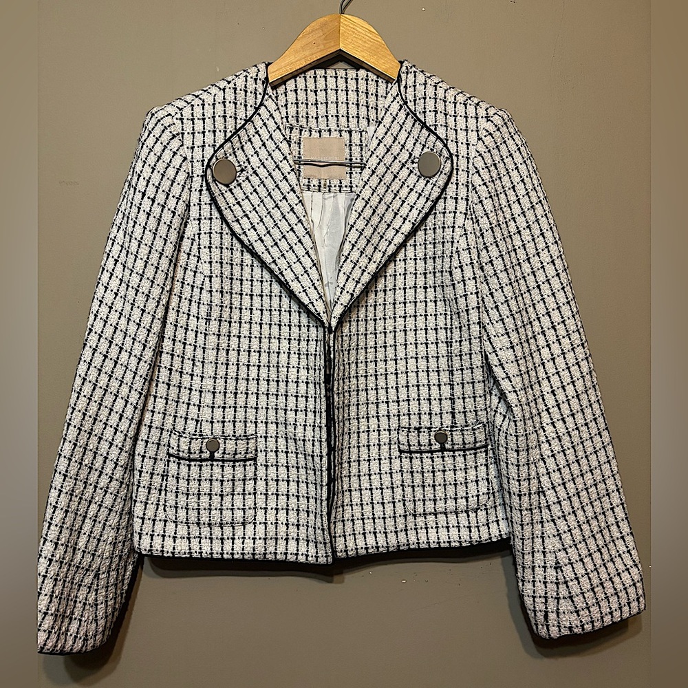 MAGASCHONI Tweed Checked Blazer